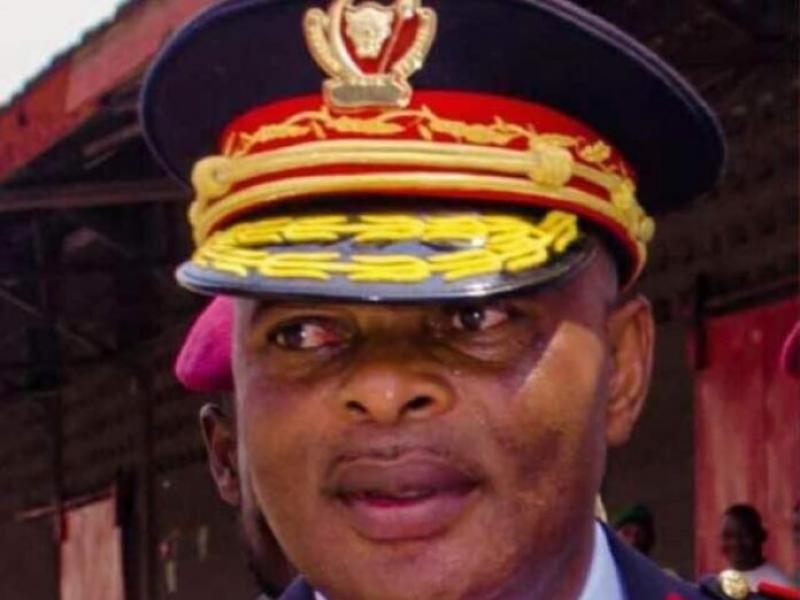 Le Général Buamanda Ntumba Franck, chef de la Maison Militaire du chef de l'État