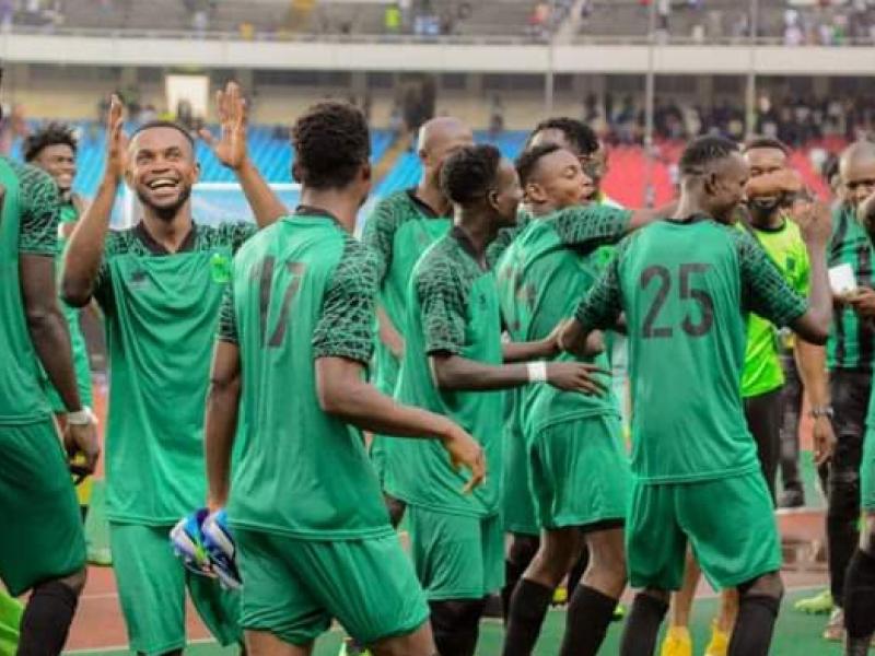 Les joueurs de l'AS VClub en pleine célébration, au stade des martyrs. [Photo d'illustration]