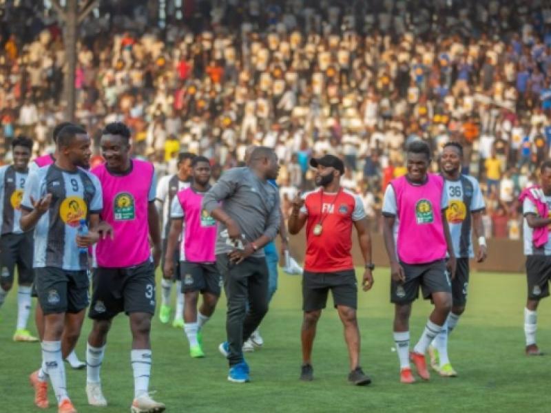 Les membres du staff technique et les joueurs du TP Mazembe à Kamalondo. [Photo d'illustration]