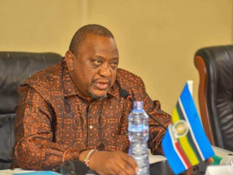 Uhuru Kenyatta, ancien président kenya et facilitateur désigné de l'EAC en RDC