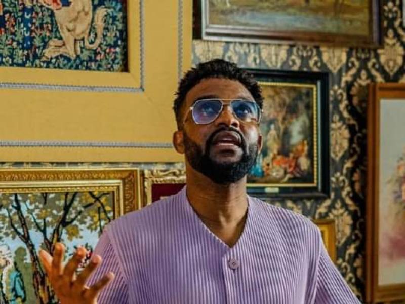 Fally Ipupa lors du tournage clip de la chanson Seyo.