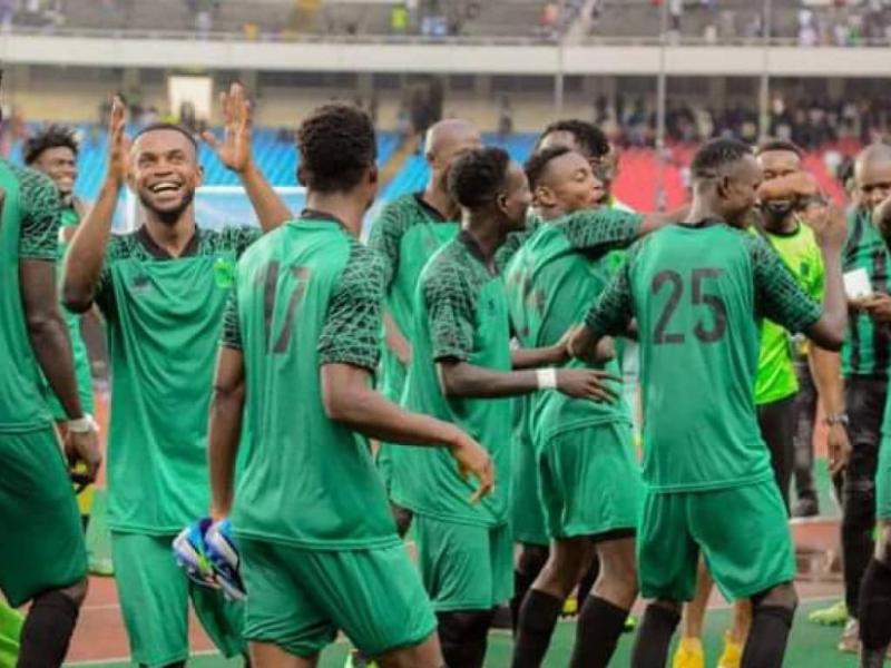 Les joueurs de l'AS VClub en pleine célébration, au stade des martyrs de Kinshasa. [Photo d'illustration]