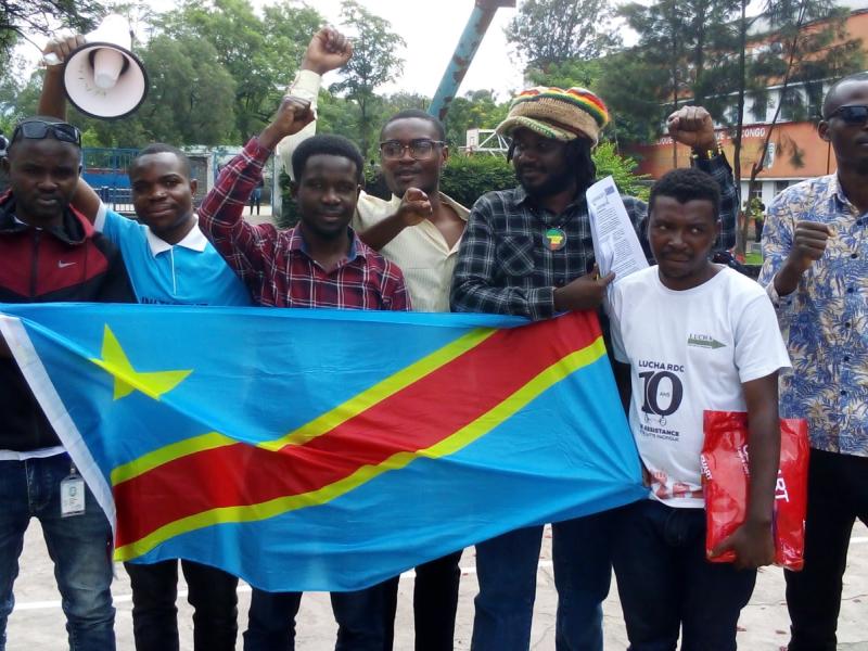 Quelques membres de différents mouvements citoyens et groupes de pression du Nord-Kivu