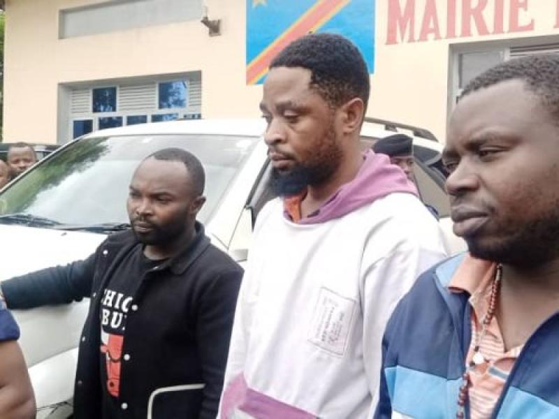 Les présumés criminels présentés à la mairie de Goma