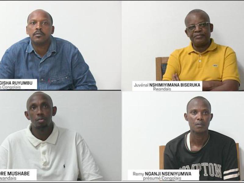 Quatre espions rwandais opérant à Kinshasa aux arrêts