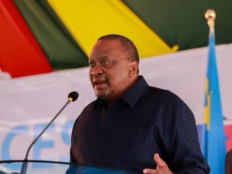 L'ancien président kenya Uhuru Kenyatta, facilitateur désigné de l'EAC