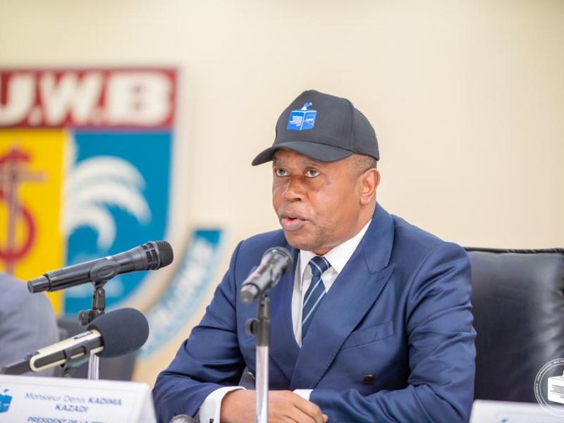 Le président de la CENI, Denis Kadima