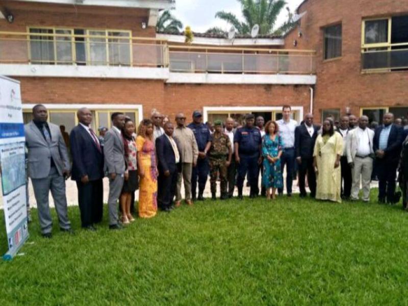 Le gouvernement provincial et quelques partenaires après une réunion au gouvernorat de province à Goma [photo d'illustration]