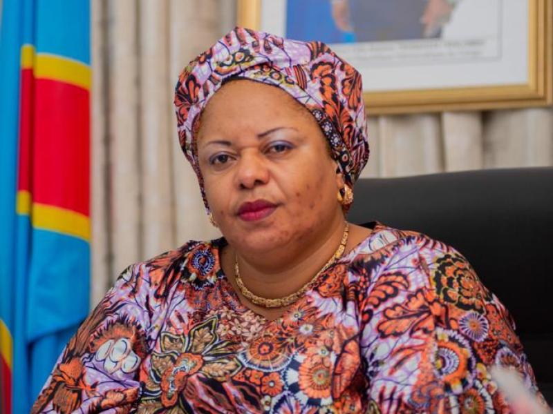 La ministre de la culture et arts, Catherine Kathungu.