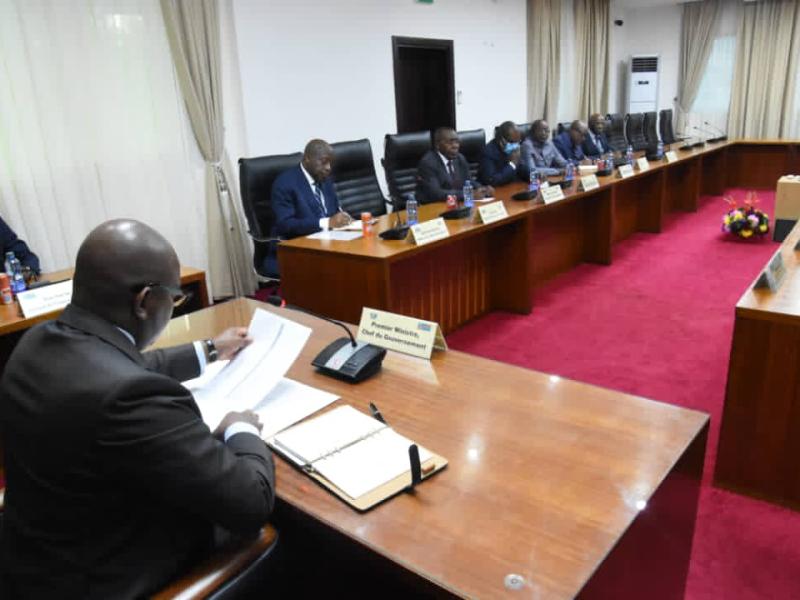Le Premier Ministre, Sama Lukonde préside la réunion de tous les représentants des commissions chargées de l'organisation de la visite du Pape François