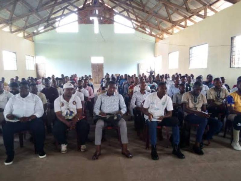 Les participants à la formation des formateurs électoraux à Kamonya