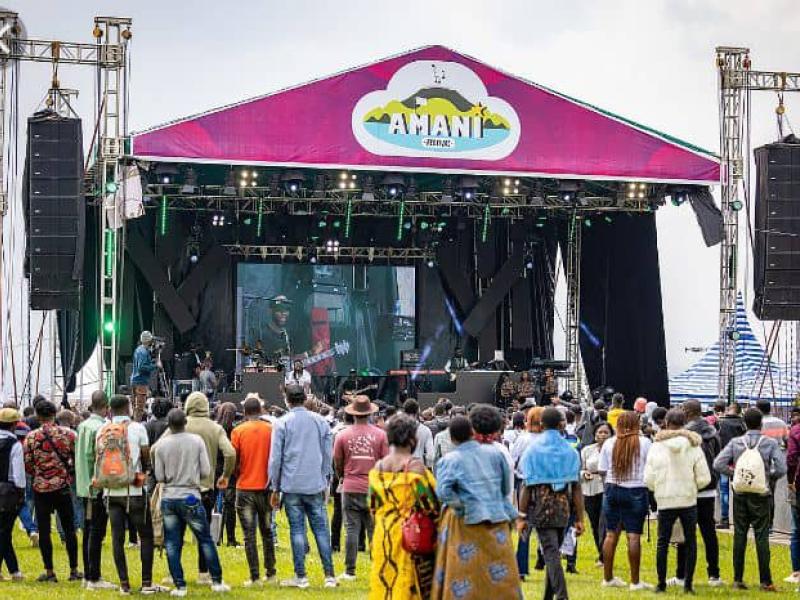 Festival Amani tenu à Goma au quartier kyeshero en février 2022 [photo d'illustration]