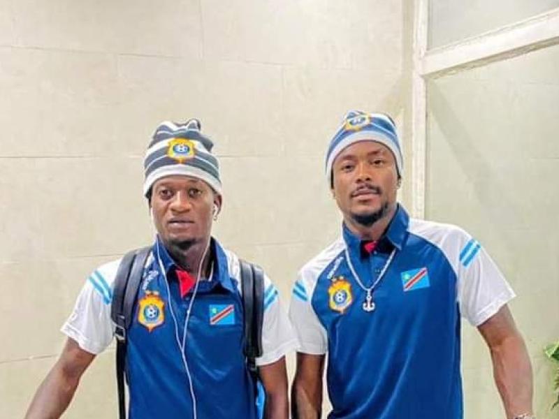 Merveille Kikasa et Ernest Luzolo à l'aéroport. [Photo d'illustration]