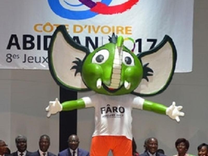 La mascotte des 8èmes jeux de la francophonie Abidjan 2017. [Photo d'illustration]