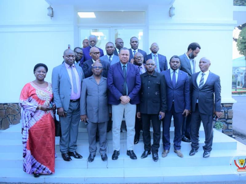 Les élus nationaux du Nord-Kivu après leur audience accordée par le Premier ministre, mercredi 18 janvier 2023