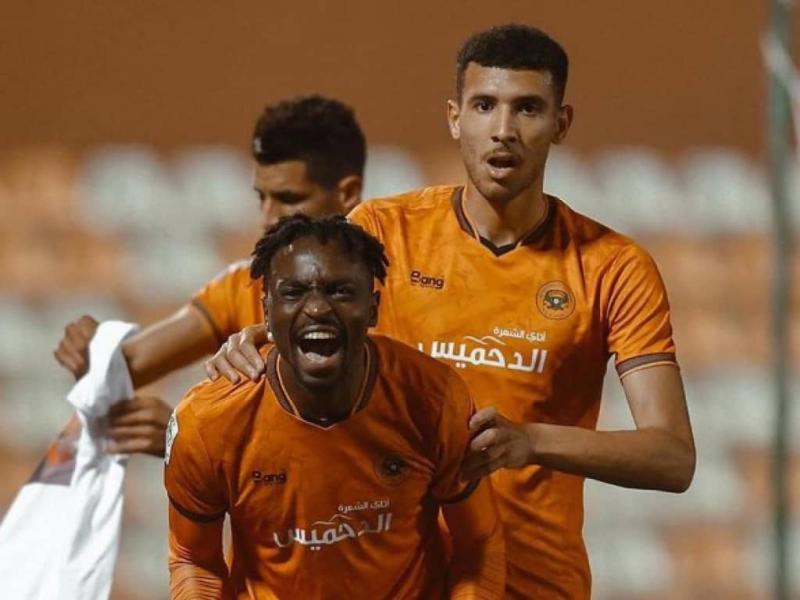 Chadrack Muzungu et son coéquipier de la RS Berkane en pleine célébration. [Photo d'illustration]