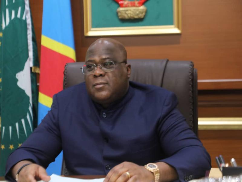 Le président de la RDC, Félix-Antoine Tshisekedi Tshilombo