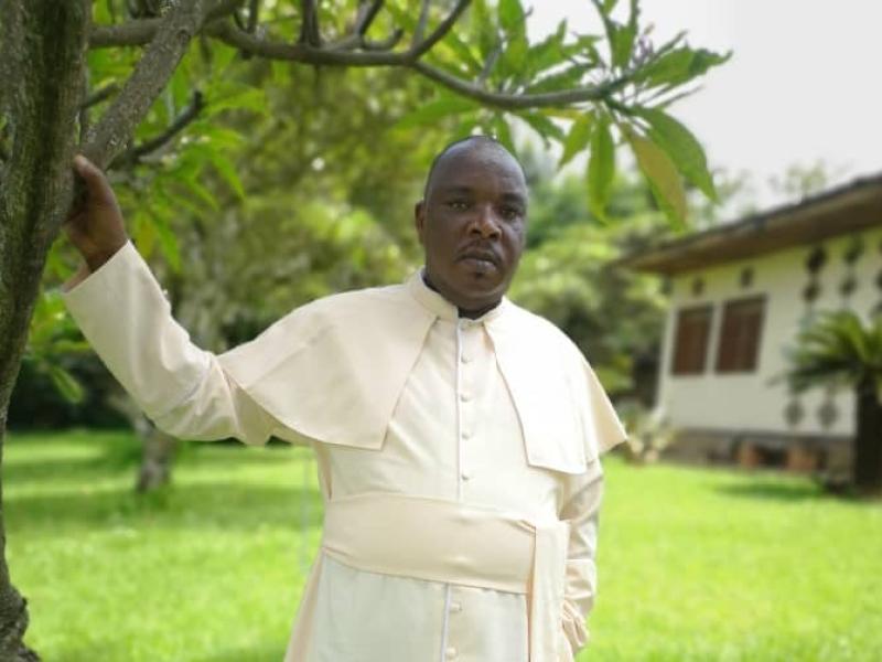 Abbé Patrick Habimana curé doyen du doyenné de Rutshuru (photo d'illustration)