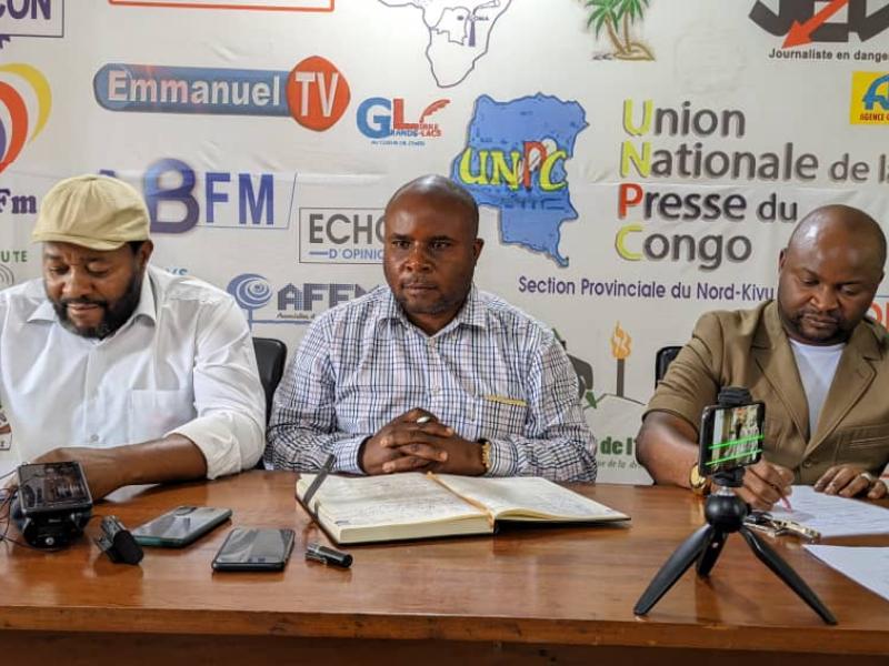 La coordination de la société du Nord et Sud-Kivu lors d'un point de presse