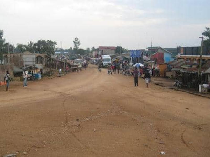 La Route Nationale N°4 au niveau de la cité de Komanda en Ituri (photo d'illustration)