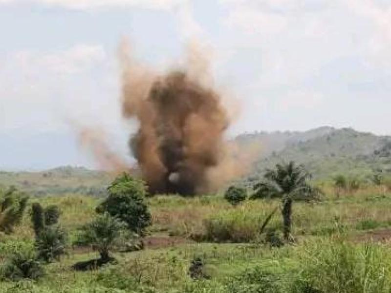 Explosion d'une bombe à Kasindi-Lubiriha  [ photo d'illustration]
