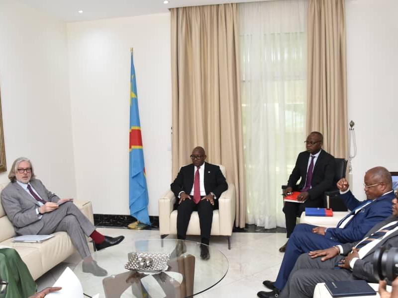 Les émissaires de l'Organisation internationale de la Francophonie chez le Premier ministre (RDC)