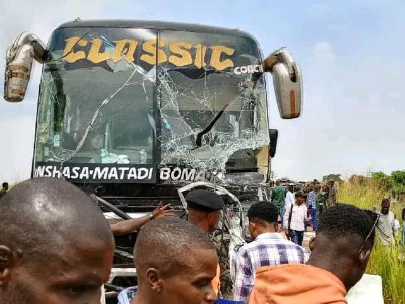 Un accident de circulation sur la RN1 à Tshikapa