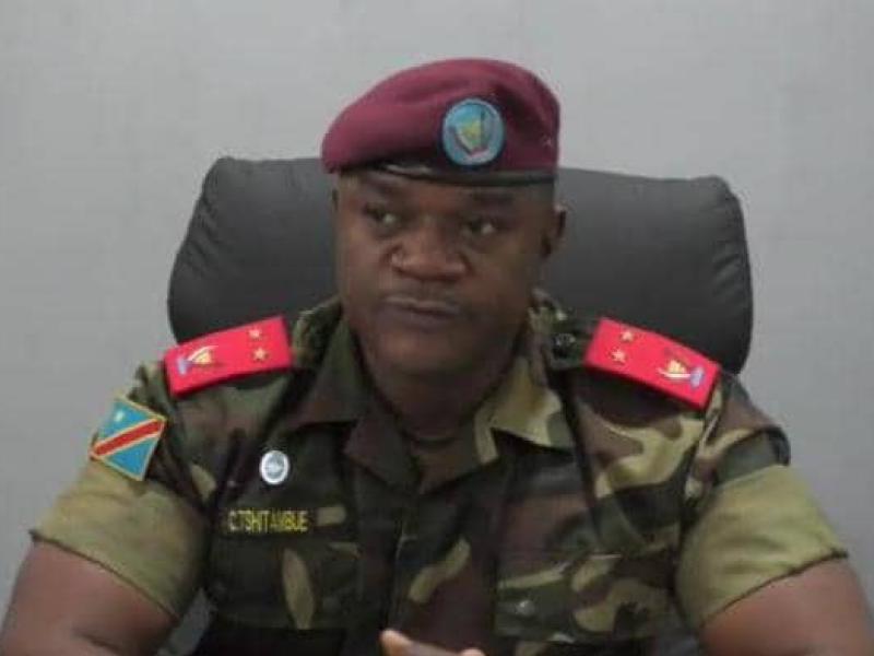 Général Major Chicko Tshitambwe Sous-chef d'état-major des FARDC chargé des opérations