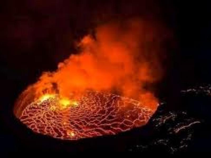 Éruption volcanique de Nyiragongo [ Photo d'illustration]