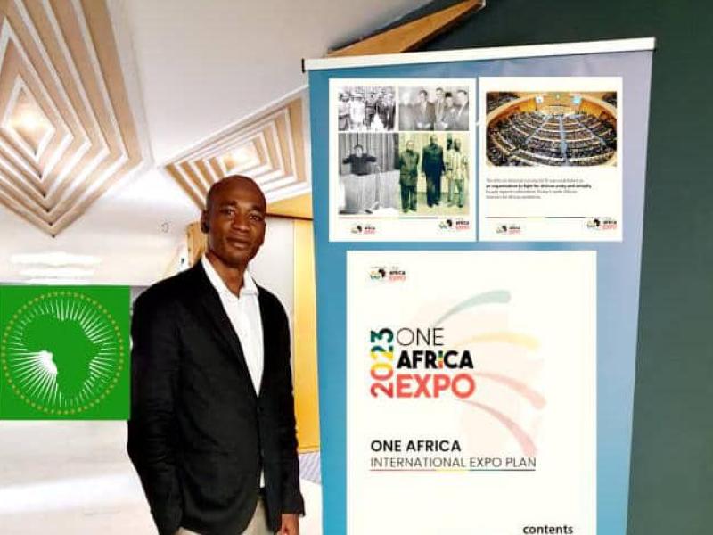L'artiste visuel Jospin Lohanga