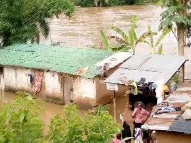 Le débordement de la rivière Tshikapa au Kasaï