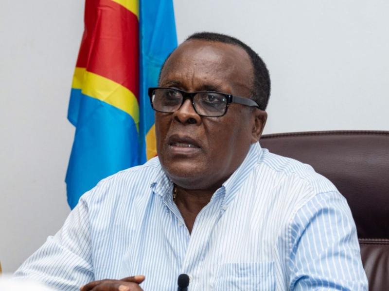 Le ministre des sports et loisirs, Claude-François Kabulo Mwana Kabulo.