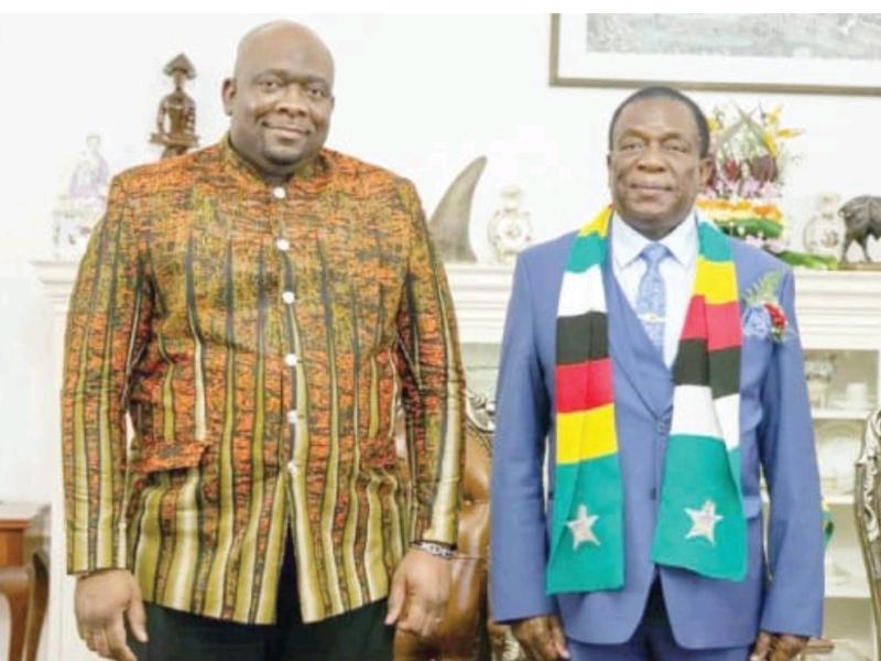 Serge Tshibangu, émissaire du Président Félix Tshisekedi auprès d'Emerson Mnangagwa, président Zimbabwéen
