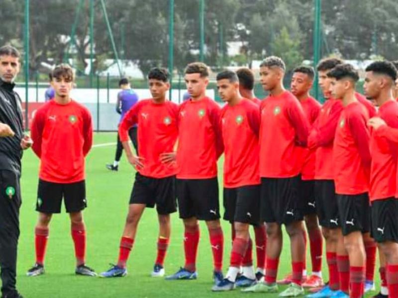 Les Lionceaux de l'Atlas du Maroc lors d'une séance d'entraînement. [Photo d'illustration]