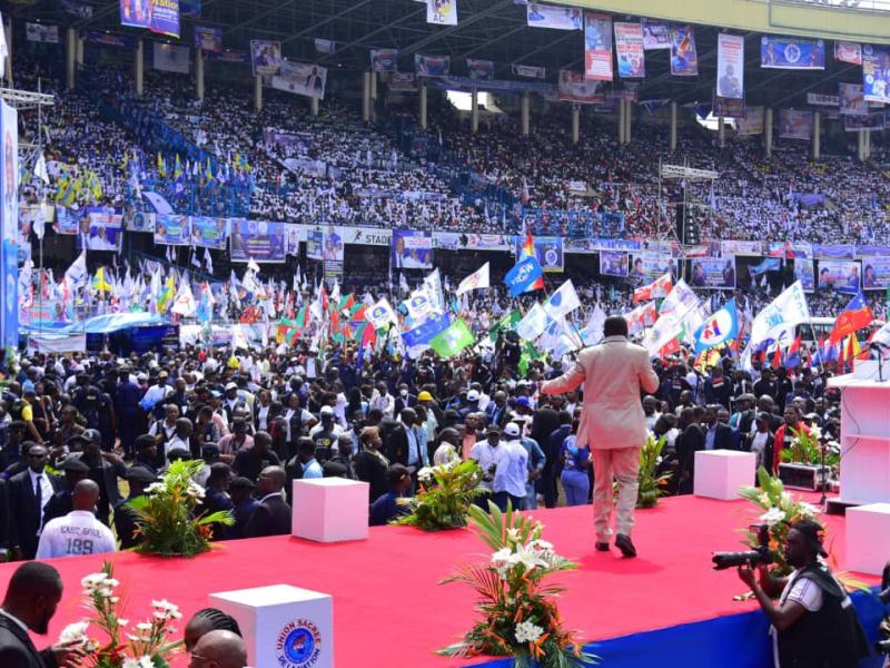 Sortie officielle de l'Union sacrée au Stade des martyrs