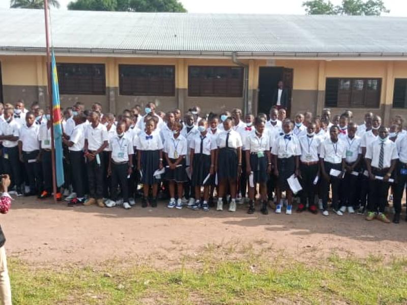 Les élèves finalistes des humanités de Dibumba 1, à Tshikapa