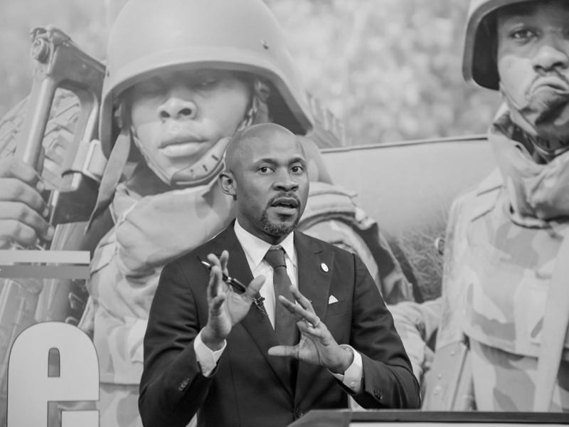 Le ministre de la communication et médias, Patrick Muyaya, porte-parole du gouvernement