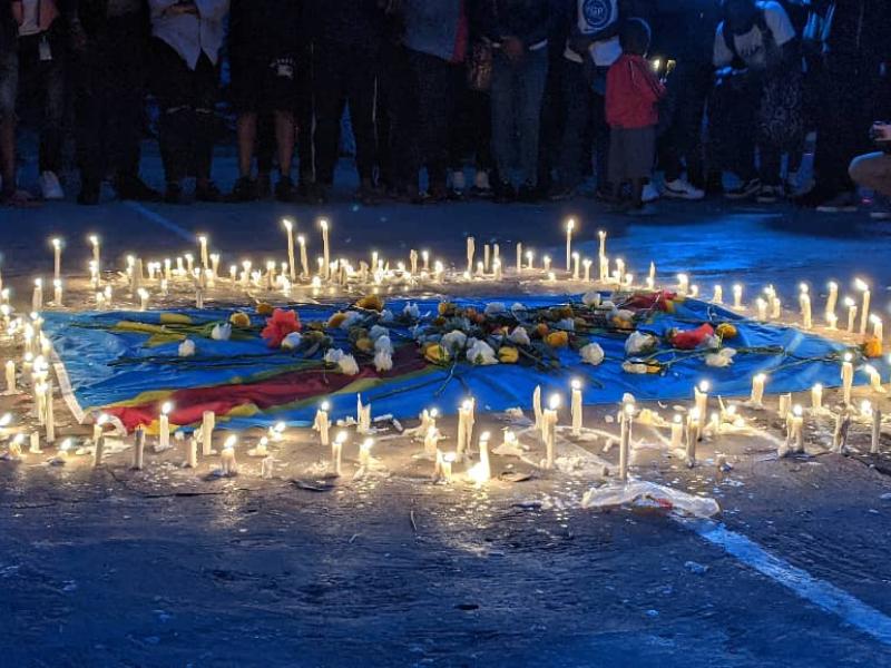 Hommages aux victimes de Kalehe rendis par les jeunes jeunes de Goma