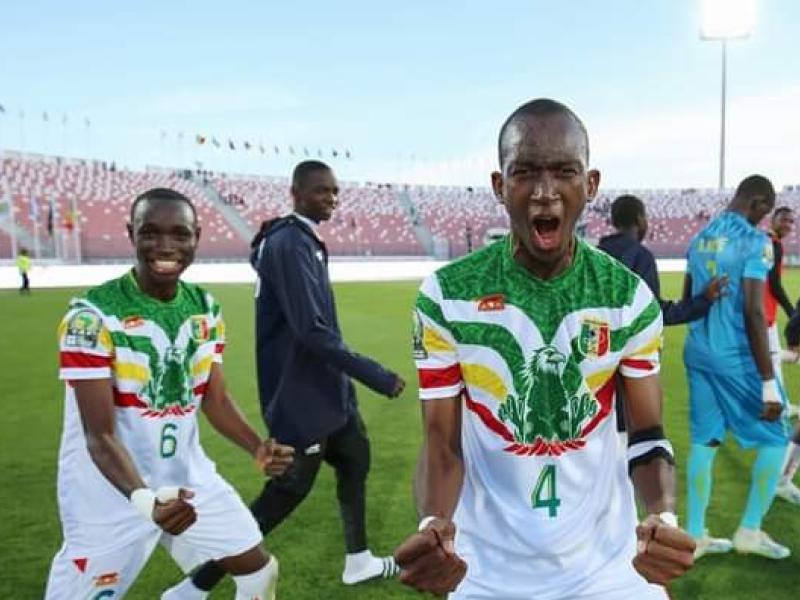 Les joueurs maliens en pleine célébration.