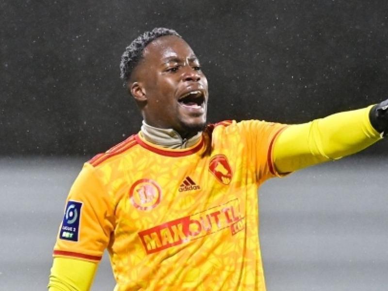 Le portier congolais, Lionel Mpasi sous les couleurs de Rodez AF