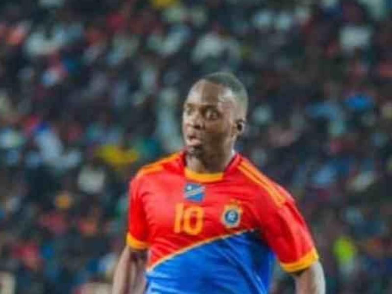 Neeskens Kebano sous les couleurs de la RDC. 