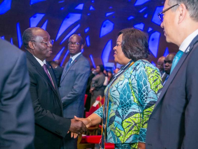 Ministre de la justice Rose Mutombo au forum ICHA 2023