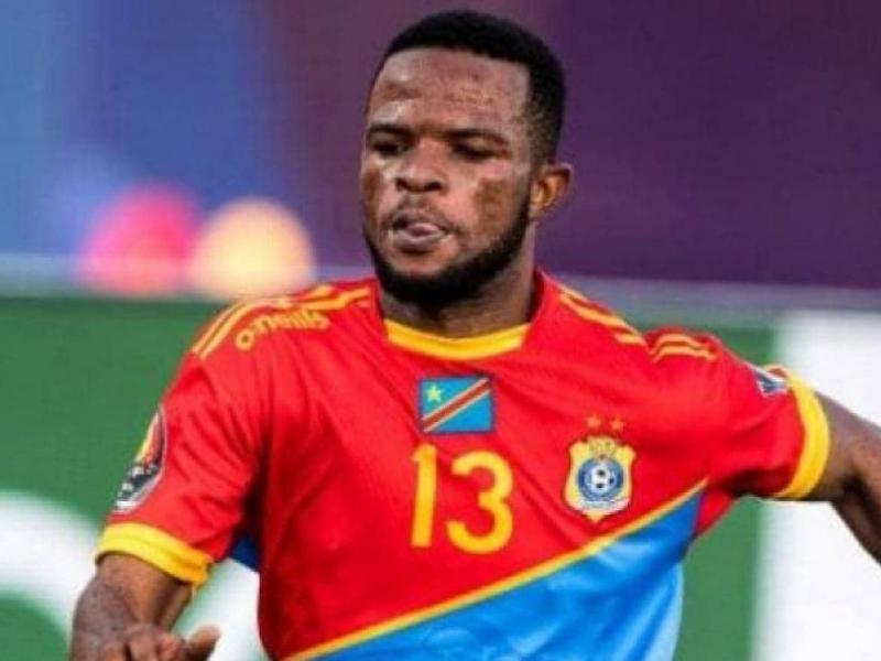Meschack Elia sous les couleurs de la RDC à la CAN Égypte 2019. 