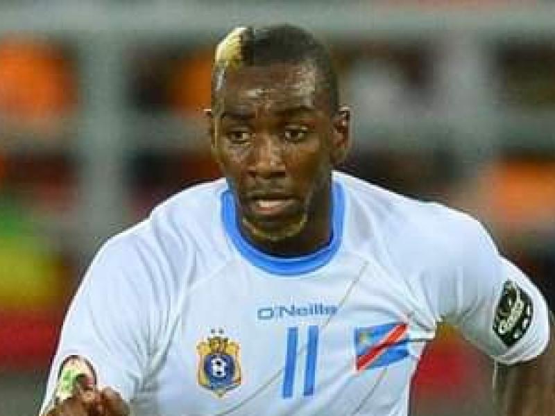 Yannick Bolasie sous les couleurs des Léopards de la RDC. 