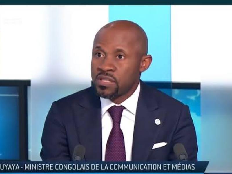 Le ministre des médias et porte-parole du gouvernement, Patrick Muyaya.