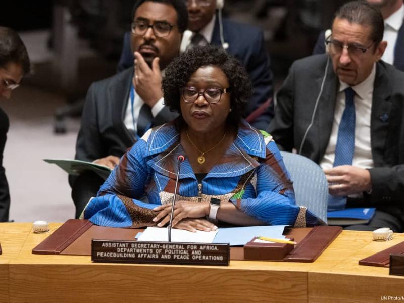 Martha Pobee, la sous - secrétaire générale des Nations-Unies pour l'Afrique.