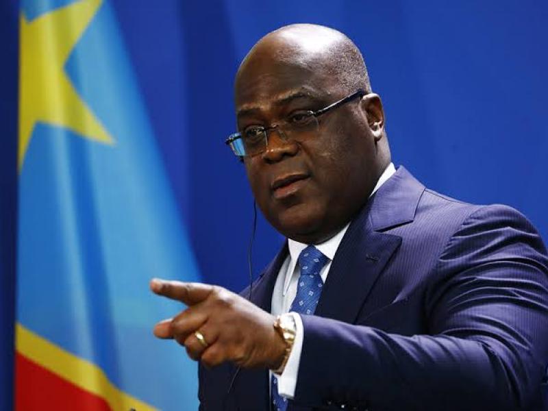 Le chef de l'État, Félix Tshisekedi 