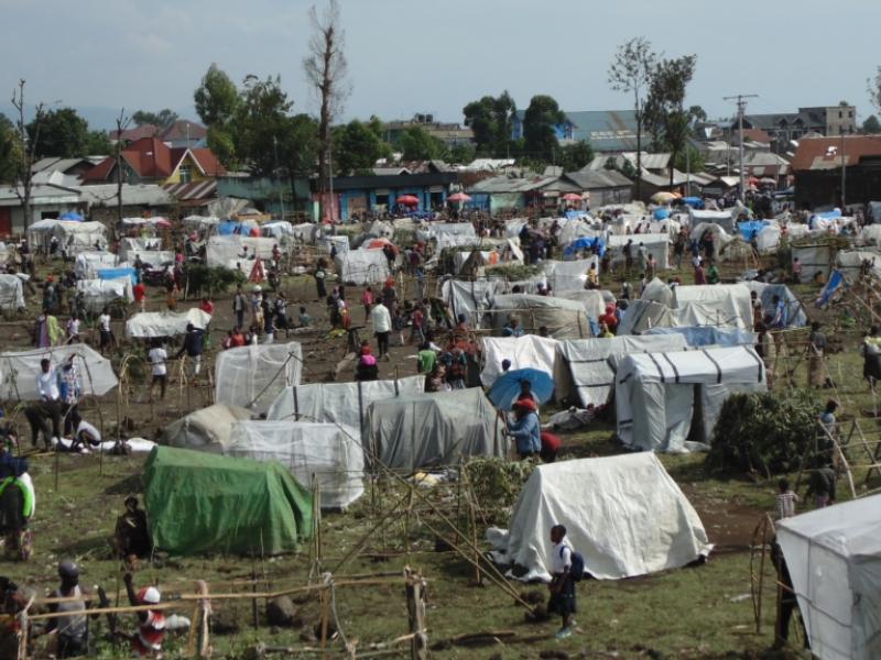 Les déplacés de guerre du Camp Don Bosco Ngangi.
