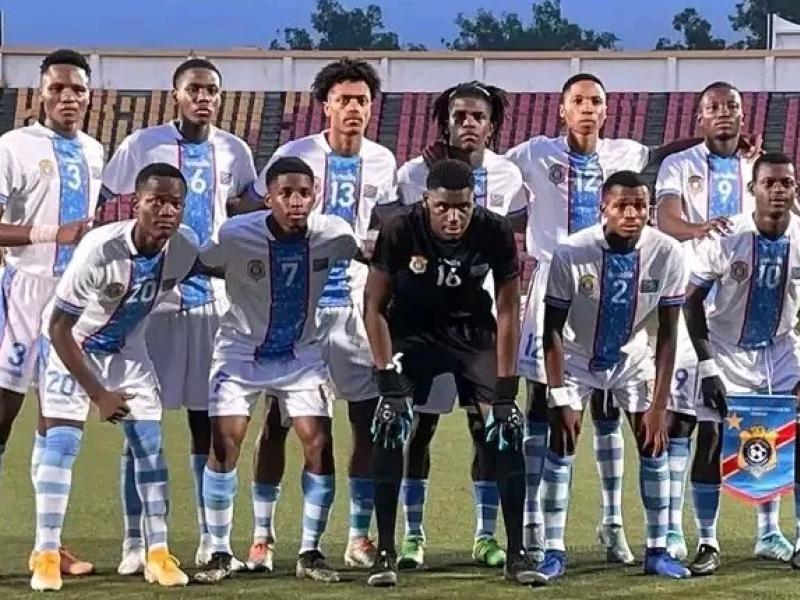 L'équipe nationale U20 de la RDC. 