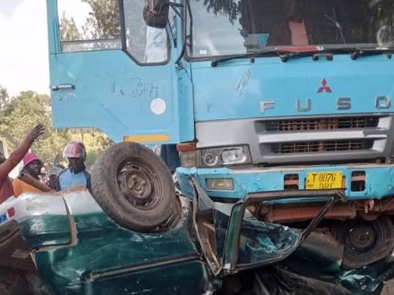Accident à Bukavu.